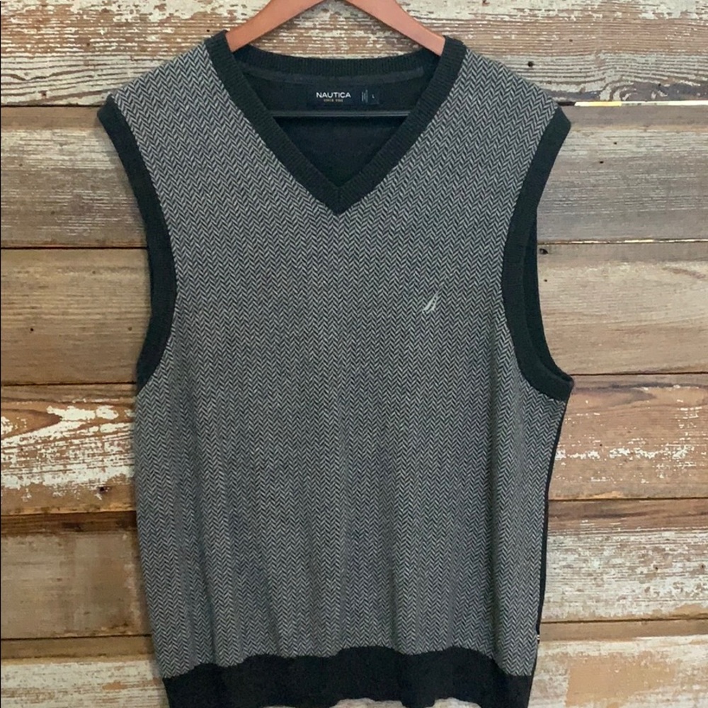 Nautica grey tweed vest - Picture 1 of 2